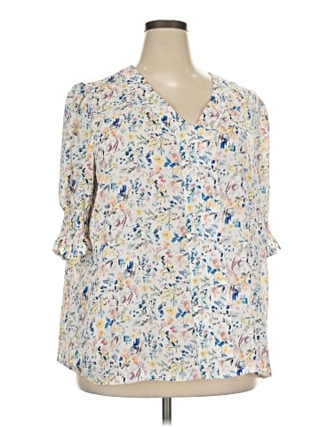Jones & Co 3/4 Sleeve Blouse (view 1)