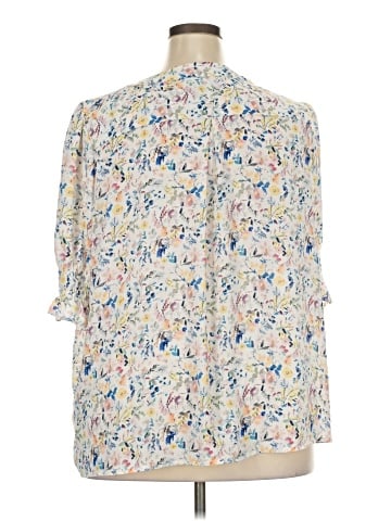 Jones & Co 3/4 Sleeve Blouse (view 2)