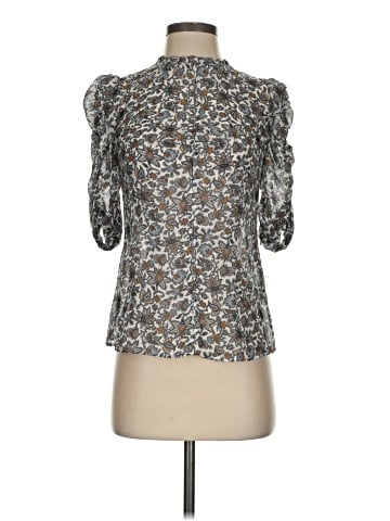 Veronica Beard 3/4 Sleeve Silk Top (view 1)