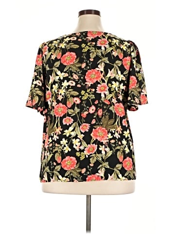 LC Lauren Conrad Short Sleeve Blouse (view 2)