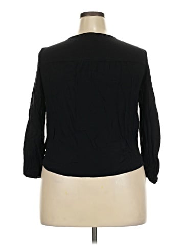 Mossimo Supply Co. 3/4 Sleeve Blouse (view 2)