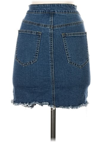 by the way. Denim Skirt (view 2)