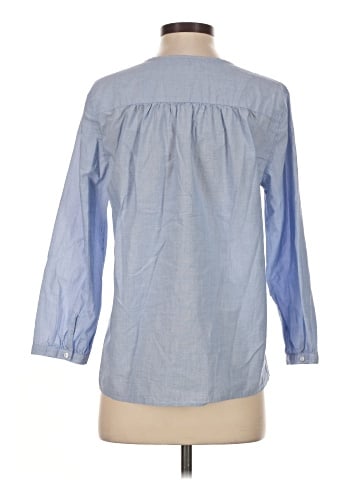 J.Crew Factory Store 3/4 Sleeve Blouse (view 2)