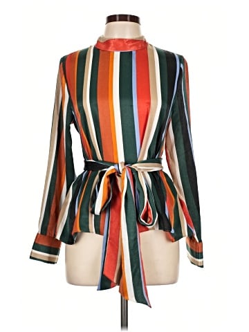 Zara TRF Long Sleeve Blouse (view 1)