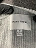 Pink Rose Gray Pullover Sweater Size M - photo 7