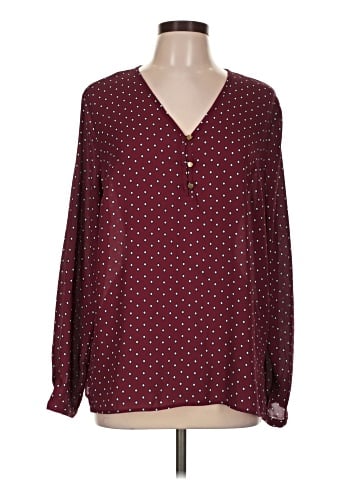 Liz Claiborne Long Sleeve Blouse (view 1)