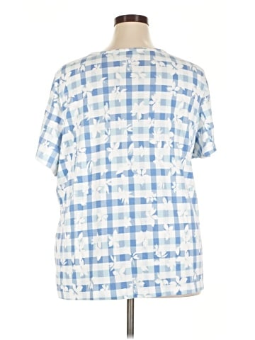 Karen Scott Short Sleeve Henley (view 2)