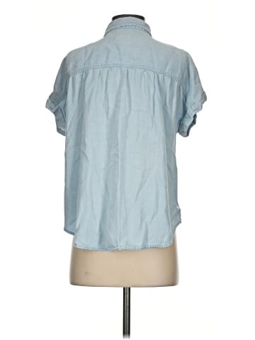 American Eagle Outfitters Short Sleeve Button-Down Shirt (view 2)