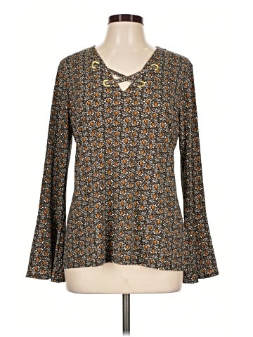 MICHAEL Michael Kors Long Sleeve Blouse (view 1)