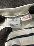 Zara Stripes Ivory Pullover Sweater Size 9-12 mo - photo 3