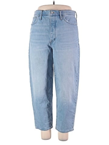 Madewell Balloon Jeans in Hewes Wash (view 1)