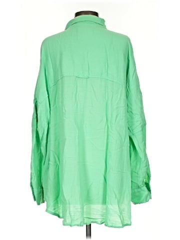 American Eagle Outfitters Long Sleeve Button-Down Shirt (view 2)