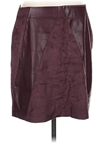 Cato Faux Leather Skirt (view 1)