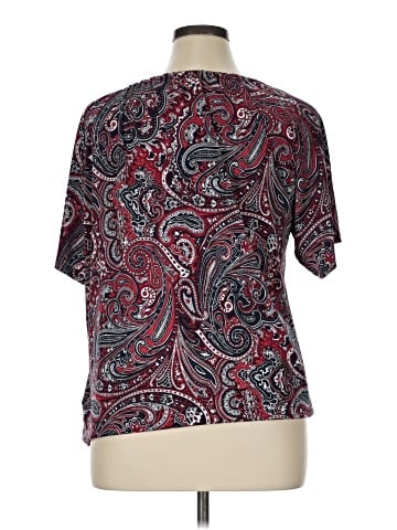 MICHAEL Michael Kors Short Sleeve Blouse (view 2)