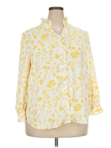 Ann Taylor 3/4 Sleeve Blouse (view 1)