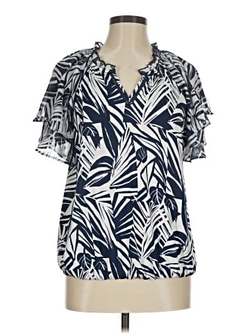 Perseption Concept Short Sleeve Blouse (view 1)