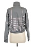 Adidas 100% Polyester Gray Track Jacket Size M - photo 2