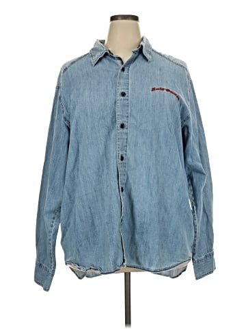 Harley Davidson Long Sleeve Button-Down Shirt (view 1)