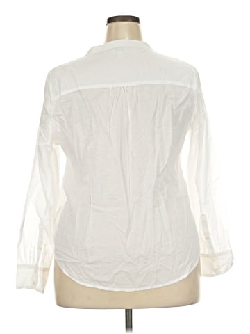 J.Crew Factory Store Long Sleeve Blouse (view 2)