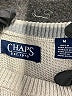 Chaps 100% Cotton Stripes Gray Pullover Sweater Size M - photo 7