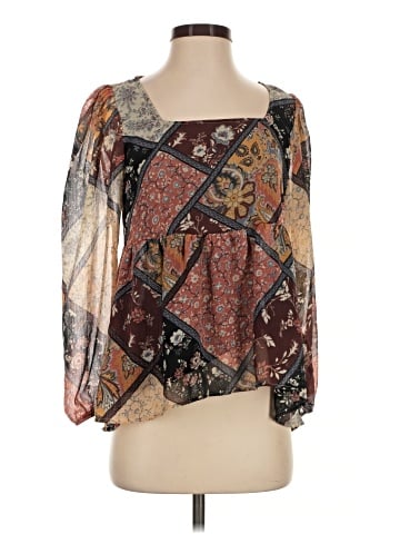 American Eagle Outfitters Long Sleeve Blouse (view 1)
