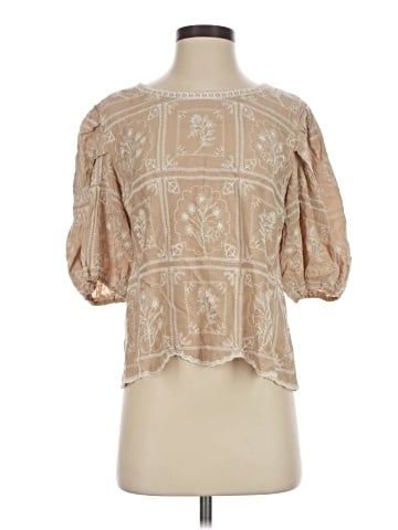 Solitaire 3/4 Sleeve Blouse (view 1)
