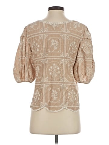 Solitaire 3/4 Sleeve Blouse (view 2)