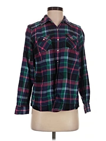 DressBarn Long Sleeve Button-Down Shirt (view 1)