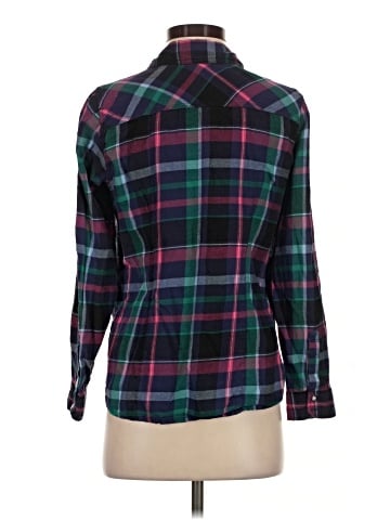 DressBarn Long Sleeve Button-Down Shirt (view 2)