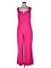 Express Solid Pink Jumpsuit Size XL - photo 1