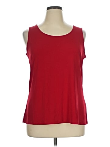 Susan Graver Sleeveless T-Shirt (view 1)