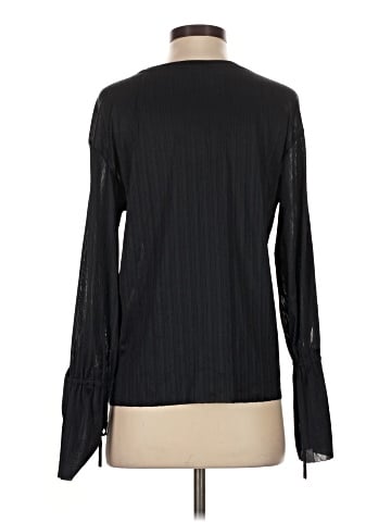 Zara W&B Collection Long Sleeve Blouse (view 2)