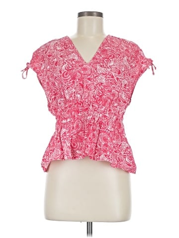 MICHAEL Michael Kors Short Sleeve Blouse (view 1)