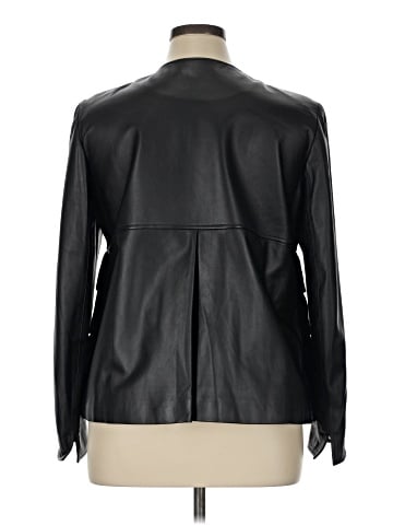 Lafayette 148 New York Leather Jacket (view 2)