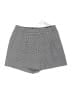Express Houndstooth Gray Shorts Size 6 - photo 1