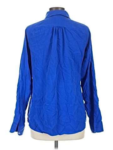 Soft Surroundings Long Sleeve Silk Top (view 2)