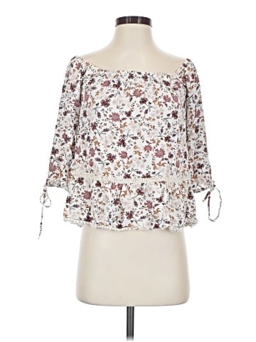 American Eagle Outfitters 3/4 Sleeve Blouse (view 1)
