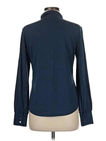 Poetry Long Sleeve Silk Top (view 2)
