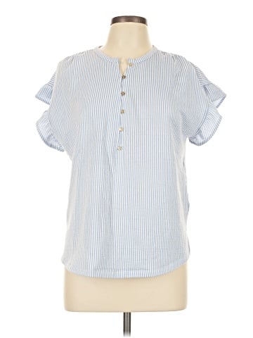 MICHAEL Michael Kors Short Sleeve Blouse (view 1)