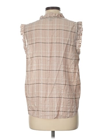 Ann Taylor Sleeveless Button-Down Shirt (view 2)