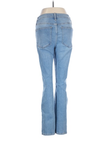 Madewell Kick Out Crop Jeans in Mather Wash (view 2)