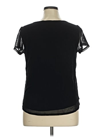 INC International Concepts Short Sleeve Blouse (view 2)