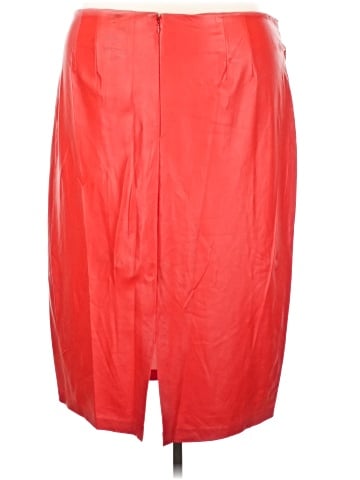 ELOQUII Faux Leather Skirt (view 2)