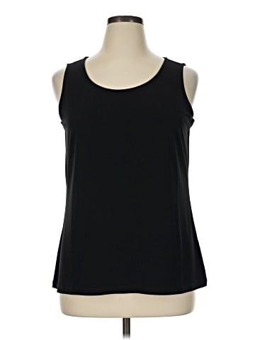 Susan Graver Sleeveless T-Shirt (view 1)