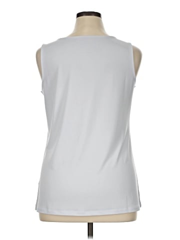 Susan Graver Sleeveless T-Shirt (view 2)