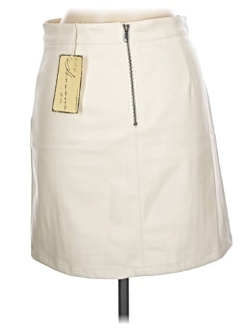 Vintage Havana Faux Leather Skirt (view 2)