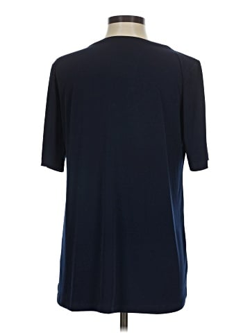 Susan Graver Short Sleeve Top (view 2)