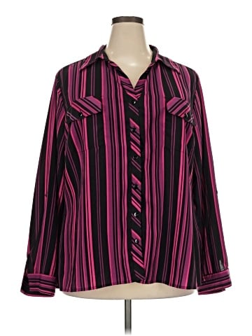Notations Long Sleeve Blouse (view 1)