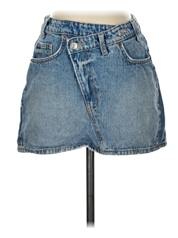 Zara Denim Skirt (view 1)