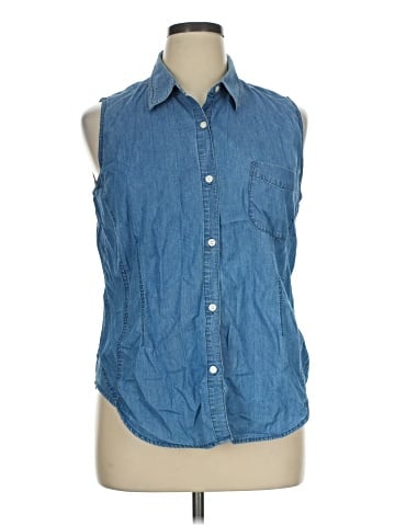 Genuine Sonoma Jean Company Sleeveless Button-Down Shirt (view 1)